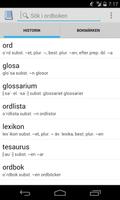 Ordboken (Swedish dictionary) screenshot 3