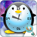 Penguin Clock Free Widget APK