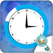 Blue Heaven Clock Widget