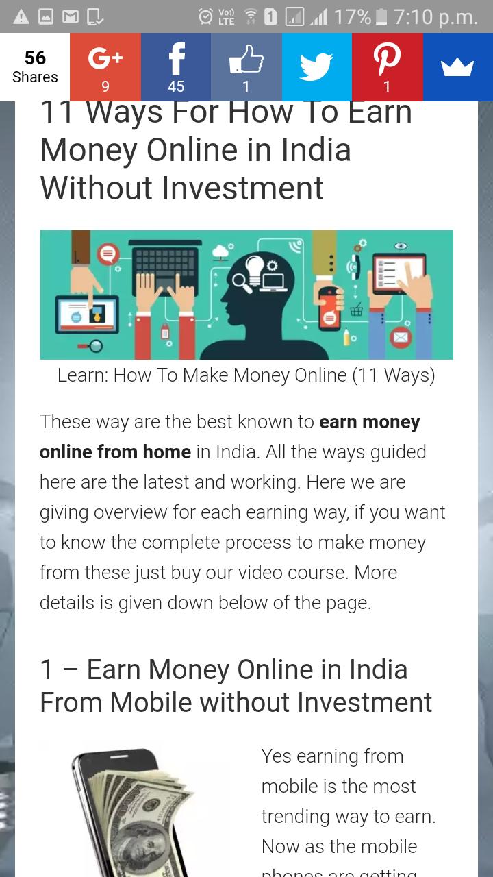 Tricks To Earn Money Online Tricks To Earn Money Online