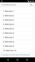 Bible Quiz Free Affiche