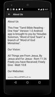 Tamil Bible Reading - One Year Screenshot 1