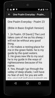 Bible - One Psalm Everyday اسکرین شاٹ 1