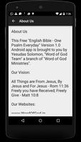 برنامه‌نما Bible - One Psalm Everyday عکس از صفحه