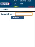 DTDC Bill Submission 截图 2