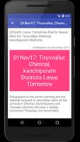 Tamilnadu School Holiday News capture d'écran 2