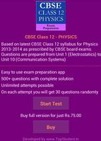 CBSE XII PHYSICS poster