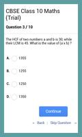 CBSE X Maths โปสเตอร์