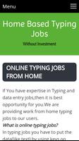 Online Typing Jobs 海报