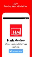Hash Monitor - For Twitter Affiche