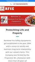 Rainbow Fire Safety Equipments Affiche