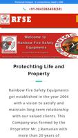 Rainbow Fire Safety Equipments الملصق