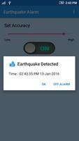 Earthquake Alarm captura de pantalla 1