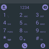 Theme x RocketDial DroidL Purp иконка