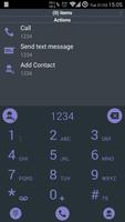 Theme x RocketDial DroidL Purp ภาพหน้าจอ 1