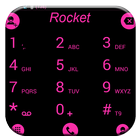 Theme x RocketDial Flat BPink Zeichen