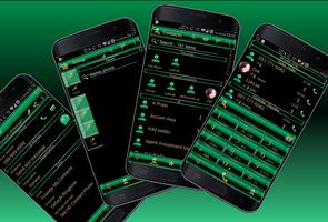 Theme for RocketDial Frame Green Plakat
