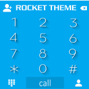Theme Material Blue RocketDial APK