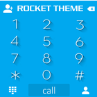 Theme Material Blue RocketDial icon