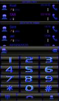 Theme Metal Blue RocketDial poster