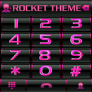 Theme Metal Pink RocketDial APK