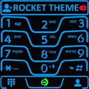 Theme Neon V3 Blue RocketDial APK