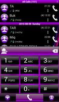 Theme Aero Purple RocketDial screenshot 1