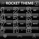 Tema Big Dark Glass RocketDial APK
