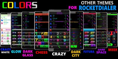 Theme Glossy Colors RocketDial screenshot 1