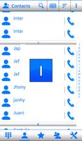 Theme Big Blue Whit Rocketdial screenshot 2