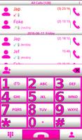 Theme Big Pink Whit Rocketdial poster