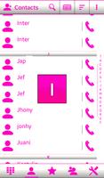 Theme Big Pink Whit Rocketdial screenshot 2