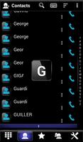 Theme Black Storm RocketDial screenshot 1