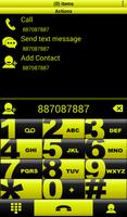 Theme Chess Yellow RocketDial poster