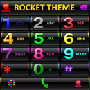 Theme RocketDial Black Crazy C APK