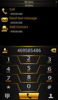 Theme Darkcity Gold Rocketdial screenshot 3