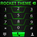 Theme Darkcity gren Rocketdial APK