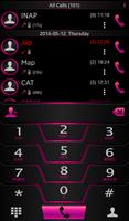 Theme Darkcity pink Rocketdial poster