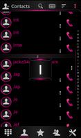 Theme Darkcity pink Rocketdial screenshot 2