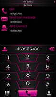 Theme Darkcity pink Rocketdial screenshot 3