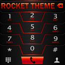 Theme Darkcity red Rocketdial APK