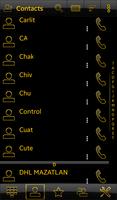 Theme Dark Gold Rocketdial screenshot 3