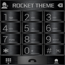 Theme Dark Metal RocketDial APK
