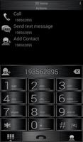 Theme Dark Metal RocketDial screenshot 1
