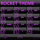 Theme Dark Purple Rocketdial APK