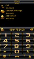 Theme Golden Black RocketDial poster