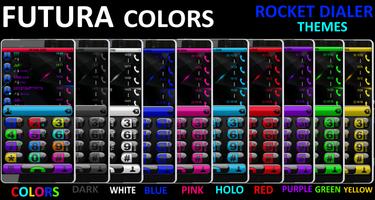 Theme Futura Metal Rocketdial screenshot 1