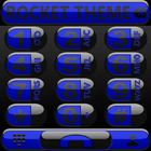 Theme Futura Blue Rocketdial icon