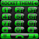 Theme Futura Green Rocketdial APK