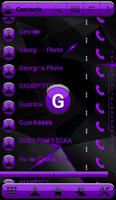 Theme Futura Purple Rocketdial screenshot 2